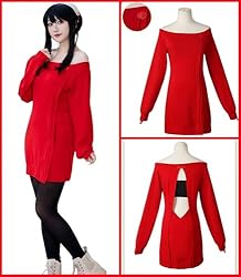 Anime Cosplay Family Costume, Yor Forger Anya