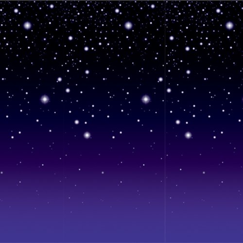 Beistle Starry Night Sky Backdrop