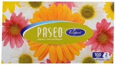 Paseo Elegant Facial Tissue 100 pulls - 2ply (10)