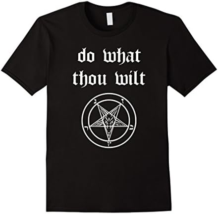 Do What Thou Wilt Satanic Pentagram T-Shirt