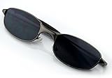 DITOP® Rear Mirror View Rearview Behind Spy Sunglasses Monitor and look like an ordinary pair of sun glasses (Black edge)