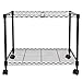 Finnhomy Premium 1-Tier Metal Rolling File Cart for Letter Size and Legal Size Folder, Black