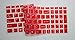 Semi-Red Ultra Thin Silicone Gel Keyboard Protector Skin Cover for Lenovo IdeaPad Z50, Y50, Y500, Y510P, Essential G50, G500, G500s, G505, G505s, G510, G570, G575, G770, G580, G585, Y70, G710, G700, G780, Flex 15, Flex 2 Series 15.6-Inch Laptop (if your 