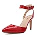 Zbeibei Women's Closed Toe Ankle Straps High Heels Sandals