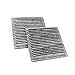 2 Pack FD547 Cabin Air Filter for Edge,MKX,CX-9,Replacement for CF10547,7T4Z-19N619-B,7T4Z19N619B,L2Y6-61-P11,L2Y661P11
