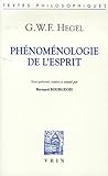 Image de Phenomenologie De L'esprit (Bibliotheque Des Textes Philosophiques) (French Edition)