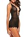 Avidlove Women Lingerie Teddy Deep V Halter Sleepwear One Piece Bodysuit Lace Babydoll
