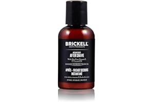 BRICKELL MEN'S PRODUCTS Brickell Men's Instant Relief Aftershave for Men, Natural and Organic Soothing After Shave Balm to Prevent Razor Burn 2 Ounce, Unscented