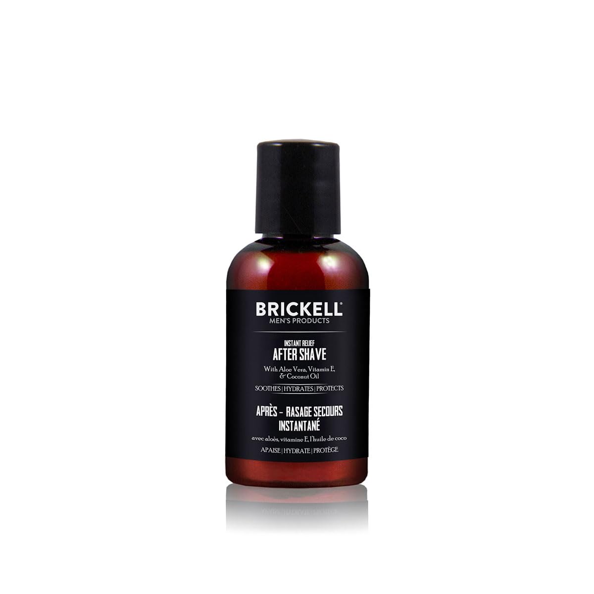 Brickell Men's Instant Relief Aftershave for Men, Natural and Organic Soothing After Shave Balm to Prevent Razor Burn, 59 ml, Unscented