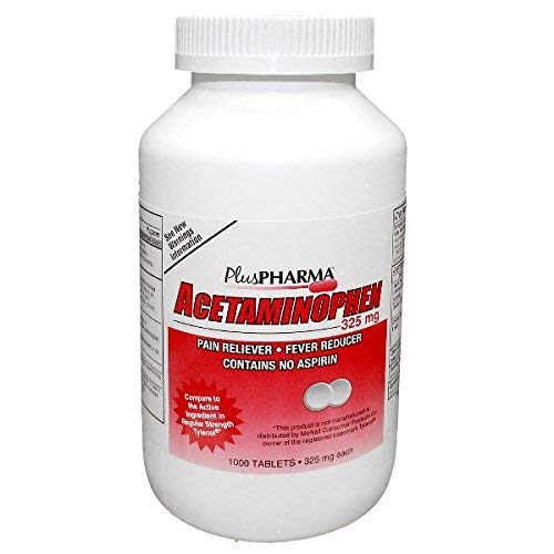 PlusPharma Acetaminophen 325mg 1000 TABLETS on Galleon Philippines