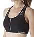 Columbia Women's Zip Front Bra, Black/Excalibur, Large
