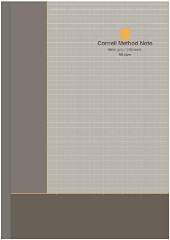 Gakken Suteifuru note B5 Cornell method notebook gray grid 10 books set D02315