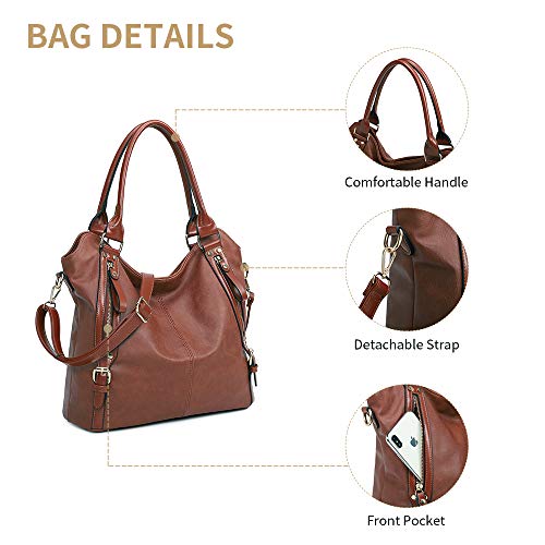 Plambag-Women-Tote-Bag-Handbags-Hobo-Shoulder-Bag-Faux-Leather-Purse
