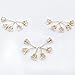 14K Gold Filled Stud Earrings With an Exquisite 6mm Cubic Zirconia Stone for Men, Women