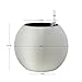 Self Watering Planter Modern Decorative Planter Pot (White)