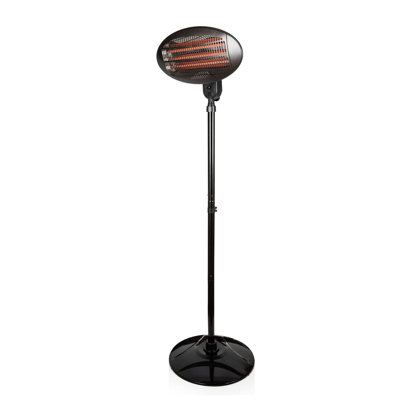 Warmlite WL42009 Quartz Portable Patio Heater with 3 Heat Settings, 5000 Hour Lamp Life, 2000W, Black