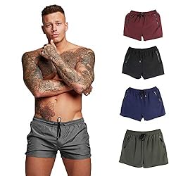 Cocobla Mens Quick Dry Beach Swim Trunks Surfing