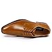 Metrocharm MC111 Lace Up Oxford Classic Dress Shoes (9.5, Tan)