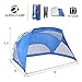 ALPHA CAMP 3 Person Sports/Beach Shelter Easy Up Sun Shade - 9' x 6' Blue
