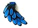 Moonlight Feather | 1 Dozen - Turquoise Blue Whiting Farms Laced Hen Saddle Feathers Craft Fly Tying