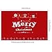 AMFOCUS Merry Christmas Placemats Set of 6, with Reindeer Santa Snowman Printed, Non-Slip Place mats Washable Table Mats, 12 × 18 inch