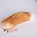 URSFUR Crystal Fox Tail Keychain Bag Charm Pendant Cosplay Tassel Key Chain