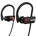 RIEMEX Wireless Headphones Sport with Microphone, Best Sports Earphones Mic IPX7 Waterproof IPX7 HD Stereo Earbuds for Running Workout Gym 8 Hours Battery Noise Cancelling Headsets