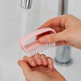 MERIDIANA Plastic Nailbrush Curved Handle Bathroom Accessory view 4