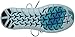 Nike Womens Free Rn Motion Flyknit Gamma Blue/White/Blk/Hypr Vlt Running Shoe 8 Women US