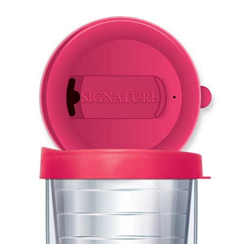 Signature tumblers travel tumbler cup two position closure lid (t…
