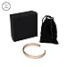 Friendship Bracelet Best Friend Gift | Rose Gold Bracelet includes Gift Box (Best Bitches Forever - 1 pack)