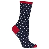 Hot Sox Women's Small Polka Dots Sock