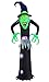 SEASONBLOW 8 Ft Halloween Inflatable Witch Ghost Decoration Blow up Decor for Home Indoors Outdoors Yard Lawn Party Supermarket