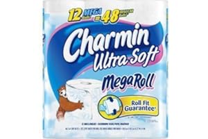 Charmin Bath Tissue Toilet Paper Ultra Soft 12 MEGA Rolls