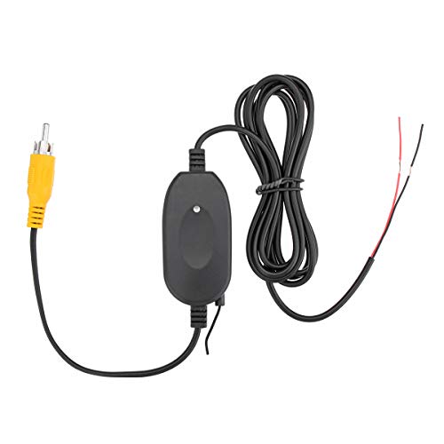 2.4G DC 12V Wireless Rear RCA View Video Transmitter Mini Receiver Backup Car - Thumbnail 2