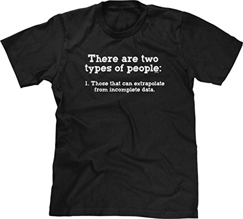 Blittzen Mens Two Kinds of People - Incomplete Data, L, Black