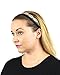 Lux Accessories Lace Woven Black Stretch Headband Set Head Band (3pc)