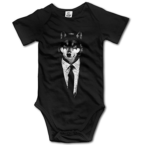 Funny Vintage Unisex Mr Wolf Bodysuit Newborn