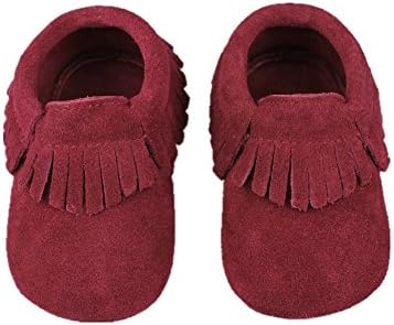 Nasbach Baby Pre-walker/First Walker Baby Fossils Soft Sole Leather Infant Toddler Prewalker Shoes purple L