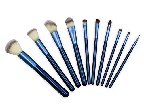 Beauty & The Brush Premium 14 Piece Makeup Brush Set with Travel Bag