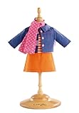Corolle Miss Corolle Classic Dolls Skirt and Denim Jacket Set