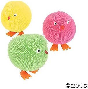Mini Light up puffer CHICKS- 2 pack (color varies) - Perfect Gift Idea!