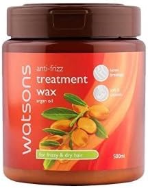 3 Units X Watsons Conditioning Hair Anti-frizz Treatment Wax Argan Oil Natural Extract 500ml