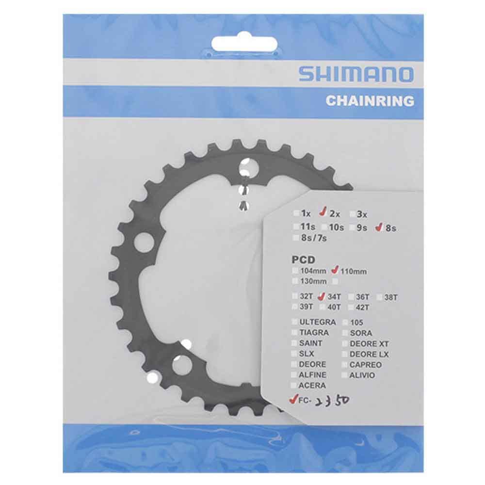 SHIMANO FC 2350 34T Chainring Black 2015 - Black, 34T