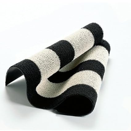 Chilewich Fußmatte Large Stripe Black/White 46 x 71 cm: Amazon.de