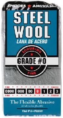 Rhodes American Steel Wool Fine, Medium No. 0 Metal by Homax Products