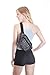 Confetti Black Fanny Pack - Festival Packs for men, women | Cute 80s Retro Waist Bag Fashion Belt Bags