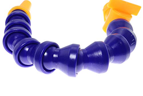 Magic&shell Coolant Pipe 2PCS G1/2 Thread Round Nozzle Flexible Water Oil Coolant Plastic Pipe Hose 11.81 Inch - Thumbnail 2