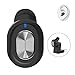 Bluetooth Headphones,Ultralight V4.1 Wireless Mini Invisible Car Headset [Magnetic Charging, 6 Hours Music Time] Single In Ear Earpiece Smallest Bluetooth Earbud Earphone with HD Mic. (Black)