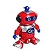 Usstore 1PC Kid Baby Red Electronic Walking Dancing Smart Space Robot Astronaut Kids Music Light Gift Toy Gift